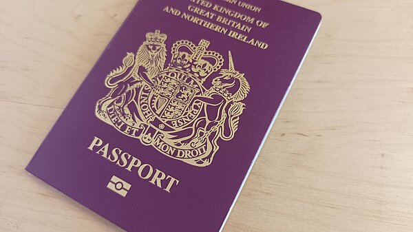 Red (European Union) British Passport