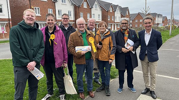 Photo of Liberal Democrat volunteers